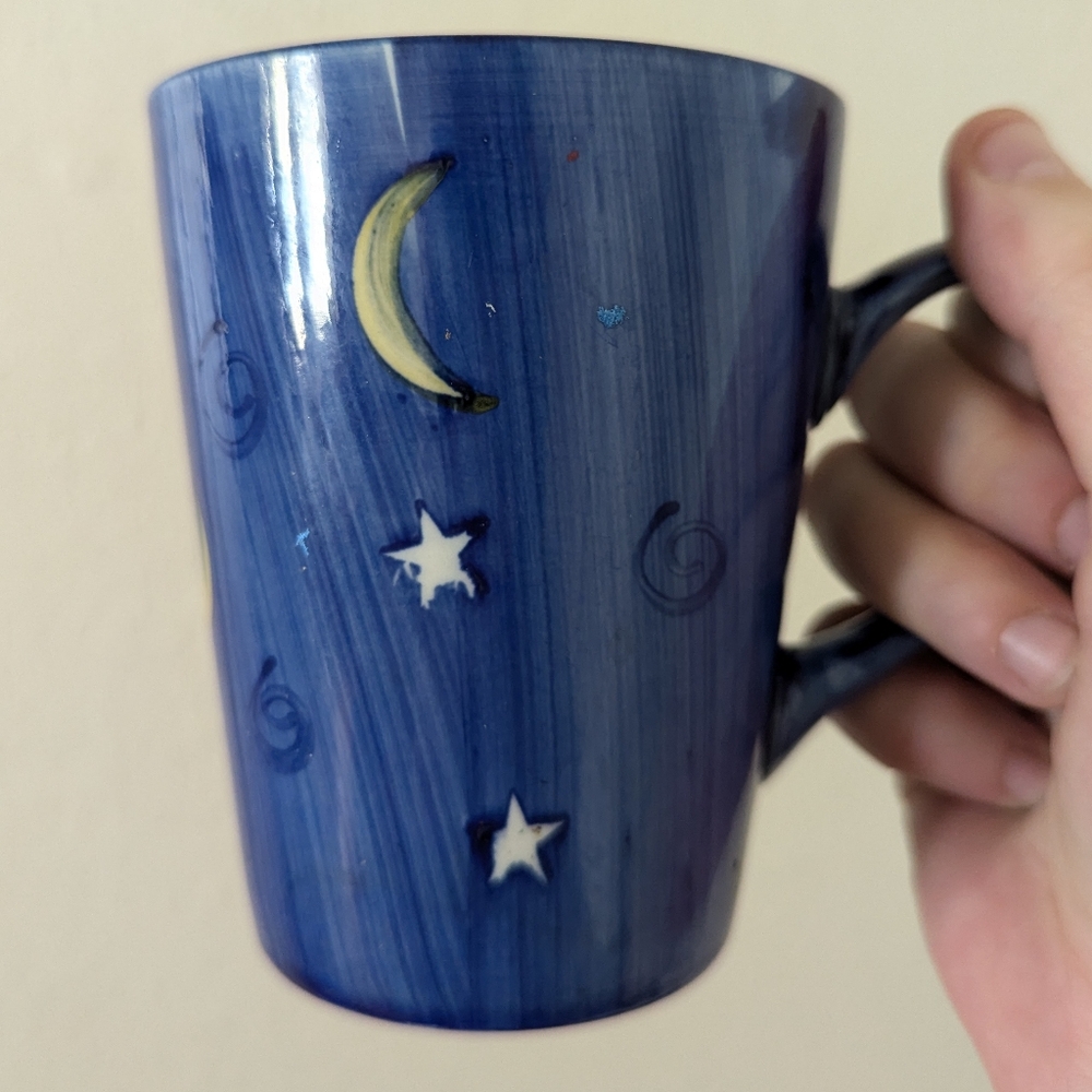 SOLD! Blue Starry Night Mug - Picture 6 of 10